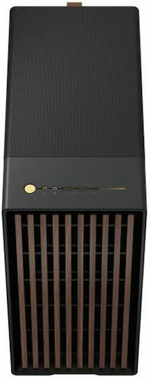 Fractal Design North Gaming Midi Tower Computer Case with Side Window Charcoal Black TGD