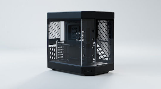 HYTE Y60 Геймърско бюро Midi Tower Компютърна кутия със страничен прозорец Черен