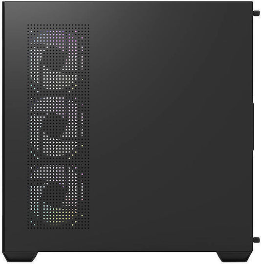Darkflash DS900 + 7 ARGB Fans Gaming Midi Tower Κουτί Υπολογιστή με Πλαϊνό Παράθυρο Μαύρο
