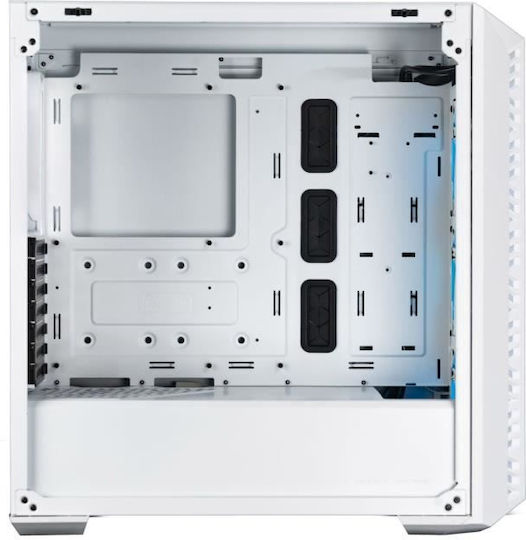 CoolerMaster MasterBox 520 Mesh ARGB Gaming Midi Tower Κουτί Υπολογιστή με Πλαϊνό Παράθυρο Λευκό