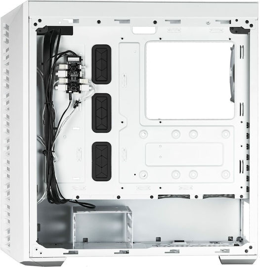 CoolerMaster MasterBox 520 Mesh ARGB Gaming Midi Tower Κουτί Υπολογιστή με Πλαϊνό Παράθυρο Λευκό