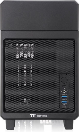 Thermaltake TR100 Mini Tower Κουτί Υπολογιστή Μαύρο