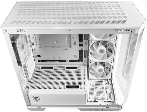 MSI MAG Pano M100R Gaming Micro Tower Κουτί Υπολογιστή με Πλαϊνό Παράθυρο Λευκό