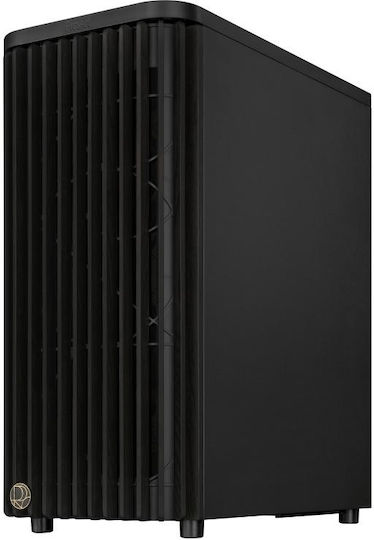 Asus ProArt PA401 Wood Edition Gaming Midi Tower Κουτί Υπολογιστή με Πλαϊνό Παράθυρο Μαύρο