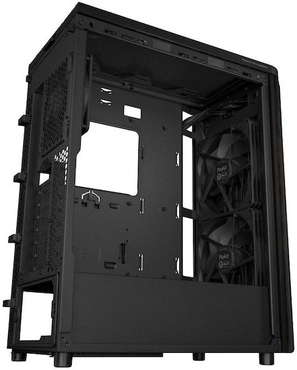 Asus ProArt PA401 Wood Edition Gaming Midi Tower Κουτί Υπολογιστή με Πλαϊνό Παράθυρο Μαύρο