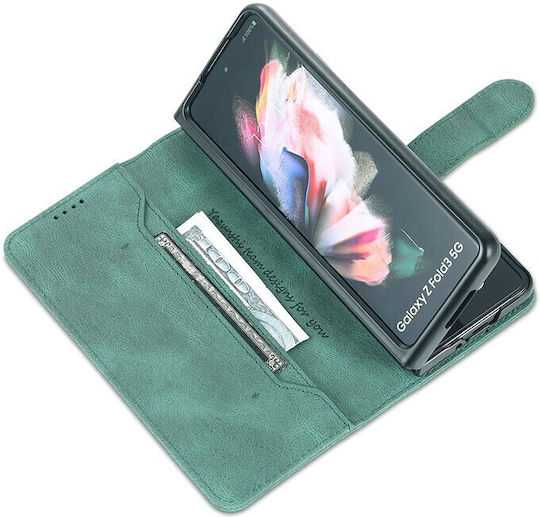 Dream Ii Skin Feel Book Δερματίνης Πράσινο (Galaxy Z Fold 3)