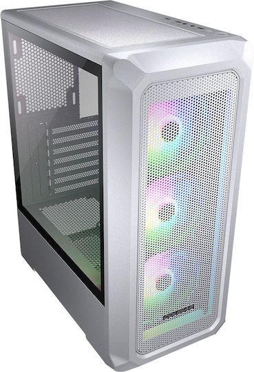 Cougar Archon 2 Mesh RGB Gaming Midi Tower Computer Case with Side Window White