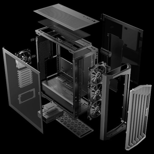 Antec Performance 1 Gaming Midi Tower Κουτί Υπολογιστή με Πλαϊνό Παράθυρο Μαύρο