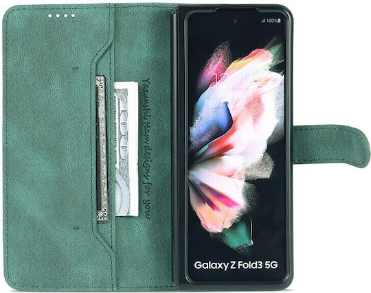 Dream Ii Skin Feel Book Δερματίνης Πράσινο (Galaxy Z Fold 3)