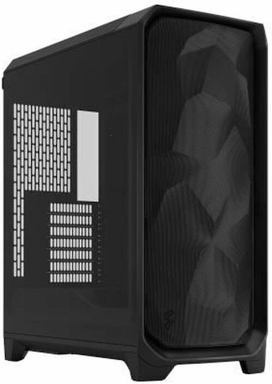 Fractal Design Meshify 3 TG Light Tint Gaming Midi Tower Κουτί Υπολογιστή με Πλαϊνό Παράθυρο Μαύρο