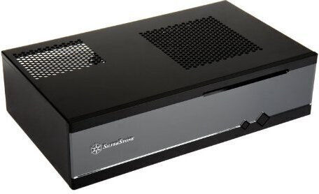 Silverstone ML05B Home Theater Κουτί Υπολογιστή Μαύρο