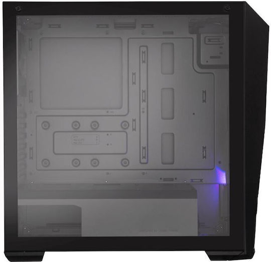 CoolerMaster MasterBox K501L Gaming Middle Tower Carcasă Calculator cu Fereastră Laterală și Iluminare RGB Negru