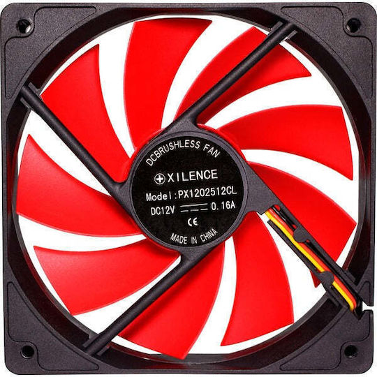 Xilence XF039 Case Fan 120mm (1300rpm / 44.71cfm) Χωρίς Led Φωτισμό και Σύνδεση 3-Pin