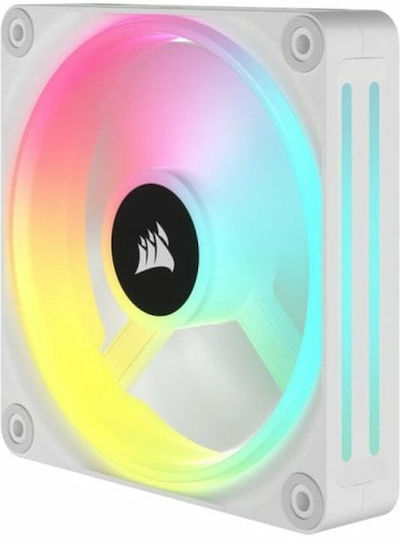 Corsair iCUE LINK QX120 Case Fan 2400rpm With RGB Lighting 3pcs White