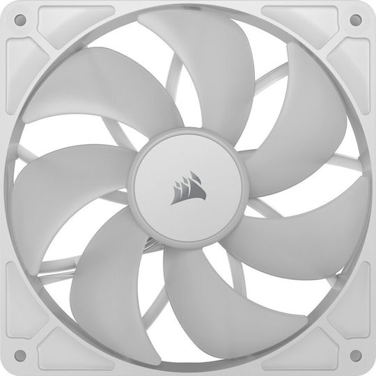 Corsair RS140 Case Fan 1700rpm 95.5cfm with ARGB Lighting and 4-Pin PWM Connection White