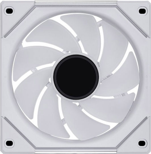Lian Li UNI FAN SL-INF Reverse Blade Case Fan 140mm (72.7cfm) with ARGB Lighting and 4-Pin PWM Connection White