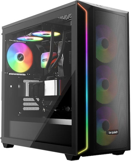 Be Quiet Light Wings LX Case Fan 120mm (2100rpm / 51.5cfm) with ARGB Lighting and 3-Pin / 4-Pin PWM Connection