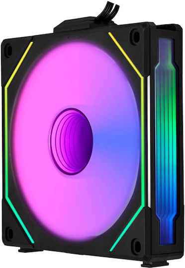Lian Li UNI Fan SL-Infinity Reverse Blade Case Fan 120mm (2100rpm / 63.6cfm) με RGB Φωτισμό και Σύνδεση 3-Pin / 4-Pin PWM 3τμχ
