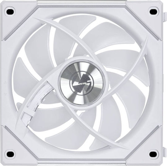 Lian Li UNI Fan SL-Infinity Reverse Blade Case Fan 120mm (2100rpm / 61.3cfm) με ARGB Φωτισμό και Σύνδεση 3-Pin / 4-Pin PWM 3τμχ Λευκό