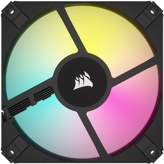 Corsair iCUE AF120 Slim Ventilator Pentru Carcasă (2000rpm) Cu Iluminare RGB Și Conexiune 4-Pin PWM 2 Buc