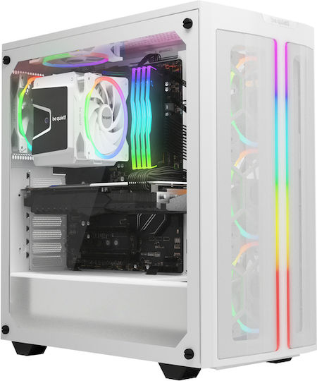 Be Quiet Light Wings Case Fan 120mm (1700rpm / 41.51cfm) με ARGB Φωτισμό και Σύνδεση 4-Pin PWM 3τμχ Λευκό