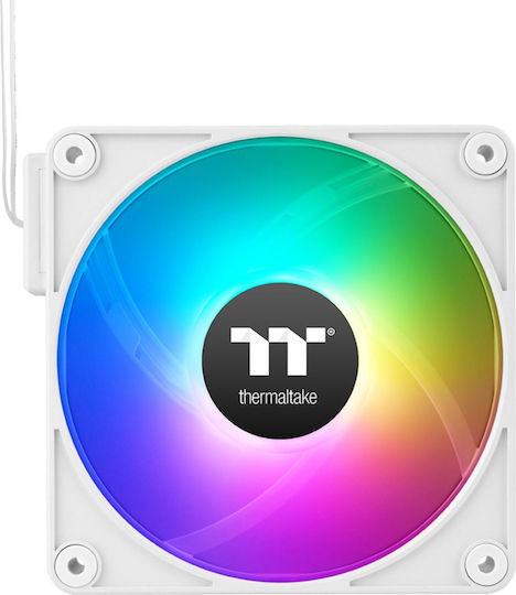 Thermaltake CT140 EX Магнитен Вентилатор За Кутия С Бързо Свързване (500rpm / 90.3cfm) С ARGB Осветление 3бр Бели