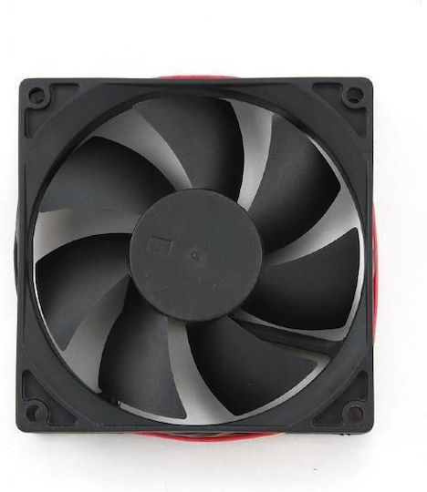 Gembird Gehäuselüfter 4 Case Fan 80mm (2600rpm / 32cfm) Ohne LEDs Beleuchtung und Verbindung 4-Pin Molex