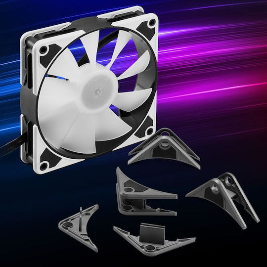 Sharkoon SilentStorm Case Fan 120mm (1400rpm) με RGB Φωτισμό και Σύνδεση 4-Pin PWM