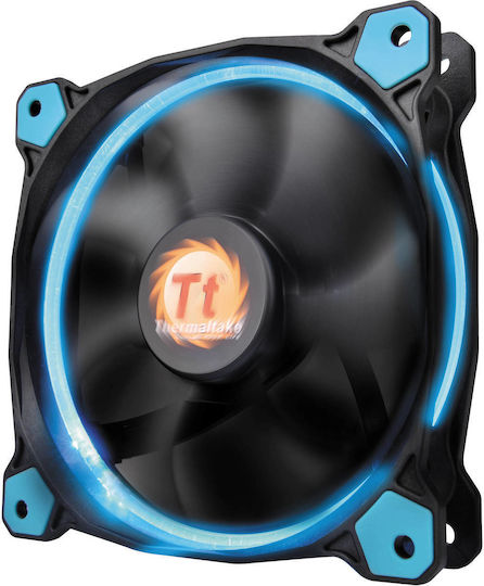 Thermaltake Riing 14 Led 14 X 14 Case Fans 140mm (1400rpm / 51.15cfm) with Blue Lighting and 3-Pin Connection