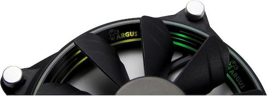 Argus Argus Valo 1205 Ventilator Pentru Carcasă (1200rpm / 62.5cfm) cu Iluminare RGB și Conexiune 3-Pin / Molex Cu 4 Pini