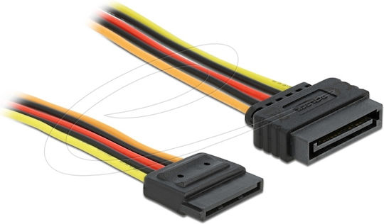 DeLock 15-Pin Sata - 15-Pin Sata Cablu 0.5m Multicolor (60132)