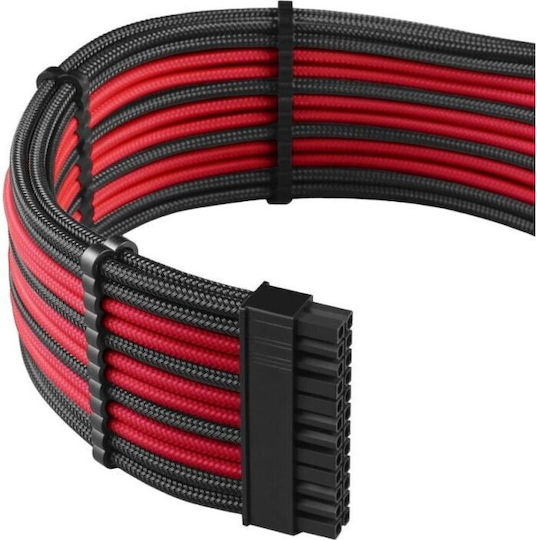 Cablemod PSU Cable Extension Kit Peripherie - Peripherie Kabel 0.25m Rot (CM-PCAB-BKIT-NKKR-3PK-R)