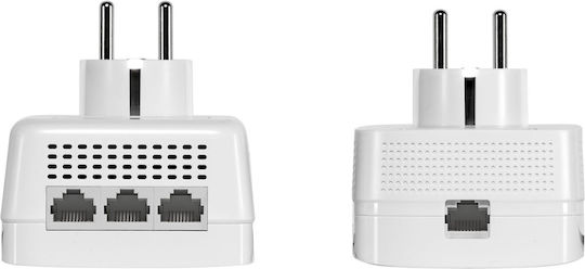 TP-LINK TL-WPA1300P KIT v3 Powerline Double Wi‑Fi 5 with Passthrough Socket and 3 Gigabit Ethernet Ports
