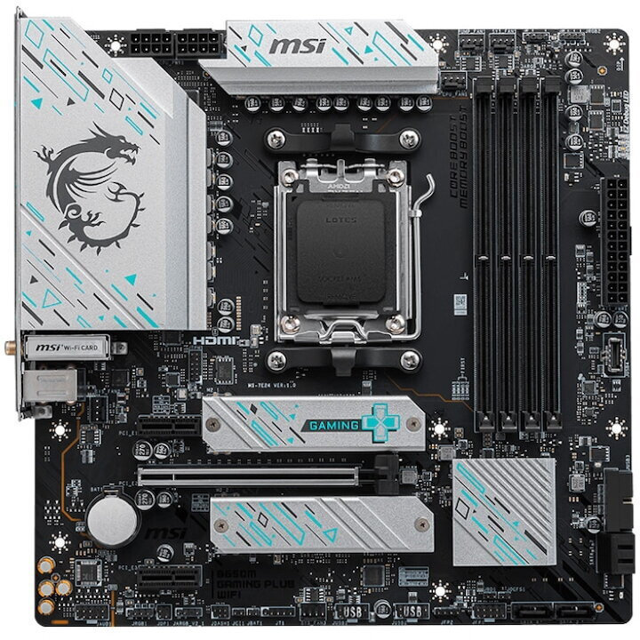 Gigabyte B650M Gaming WIFI6E Motherboard Micro ATX με AMD AM5 Socket