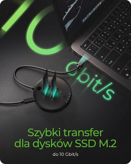 Cloning Docking Station 2x Nvme M.2 Ssd Ib-1612mcl-c31