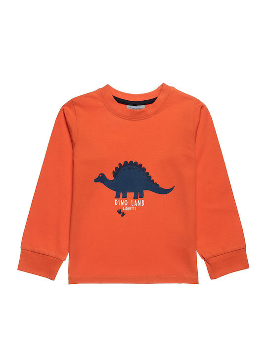 Alouette Kinder Schlafanzug Winterlich Orange