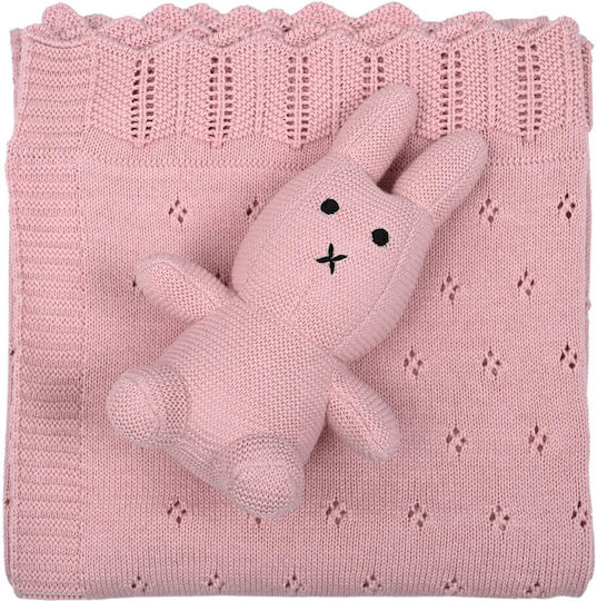 Liolios Home Babydecke Wickeltücher für Kinderzimmer 80x100cm