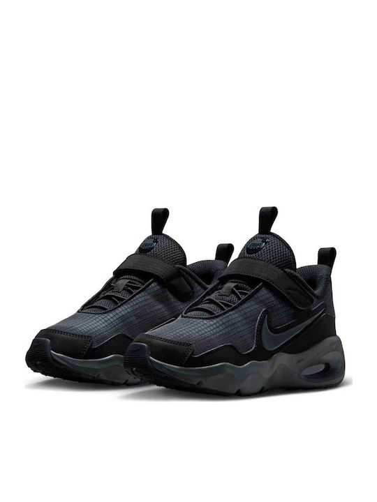 Air Max Nova Kids Sports Shoes with Hoop & Loop Closure Black