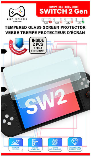 Nintendo Protecție de Ecran Tempered Glass pentru Switch 2