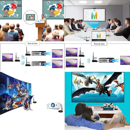 Hdmi Wireless Transmission 50m 1080p Hdmi