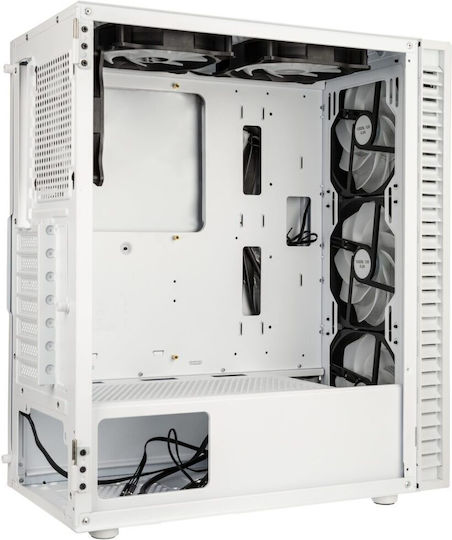 Kolink Observatory HF Mesh ARGB Gaming Midi Tower Κουτί Υπολογιστή με Πλαϊνό Παράθυρο Λευκό