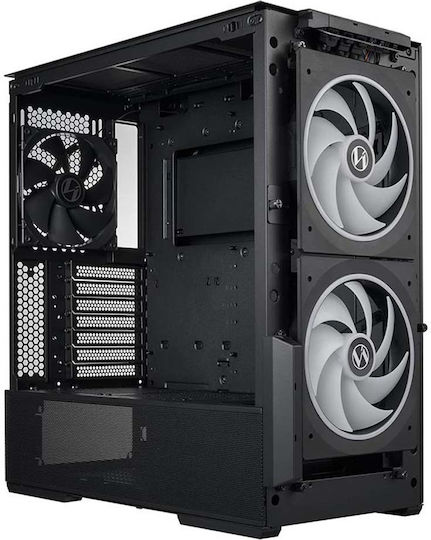 Lian Li Lancool 216 RGB Gaming Midi Tower Κουτί Υπολογιστή με Πλαϊνό Παράθυρο Μαύρο