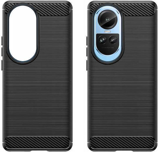Spacecase Carbon Задна корица Черен (Oppo Reno 10, Oppo Reno 10 Pro 5G)