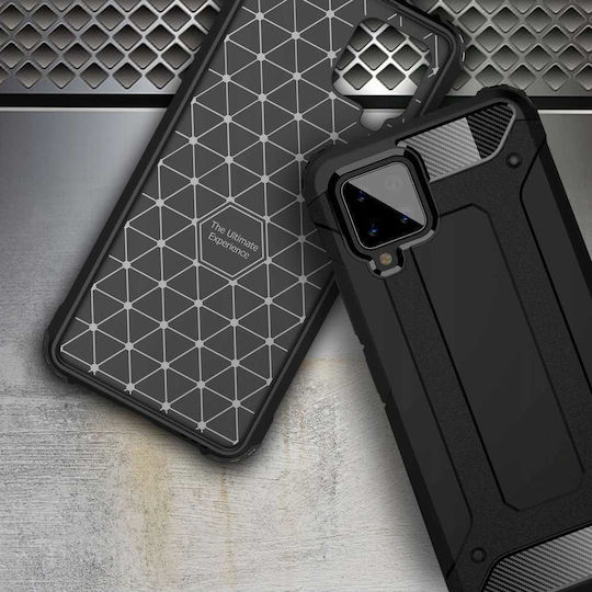 Spacecase Umschlag Rückseite Schwarz (Galaxy A42)