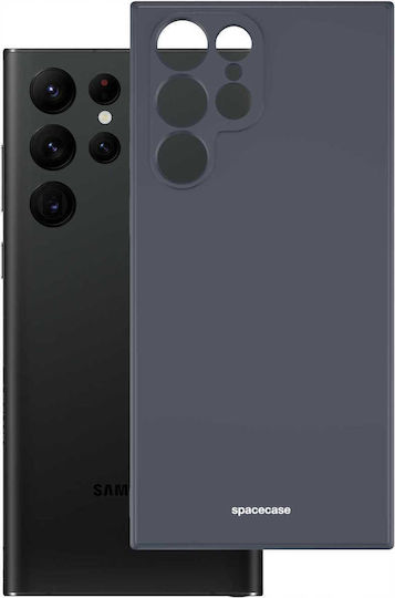 Spacecase Back Cover Σιλικόνης Μαύρο (Galaxy S22 Ultra 5G)