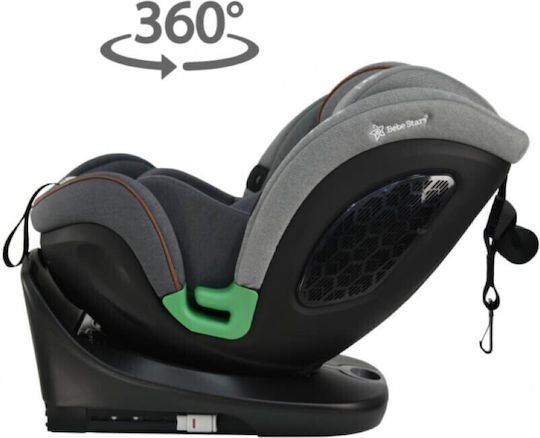 Bebe Stars I-Revo Baby Car Seat i-Size with Isofix Grey