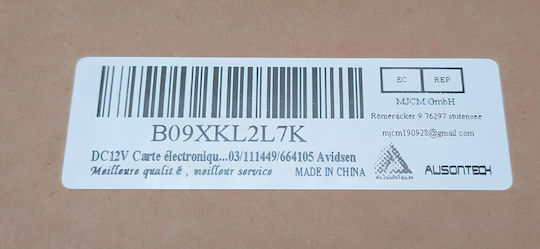 Elektronische Karte Alisontech Ca2b9 V1.10 Für Schiebetore Avidsen