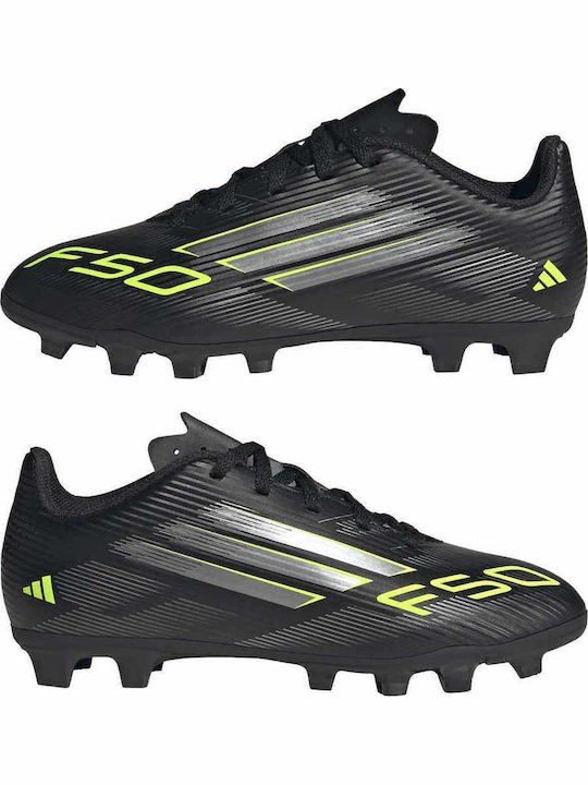 F50 Club FG/MG Kids Soccer Cleats With Molded Studs Black
