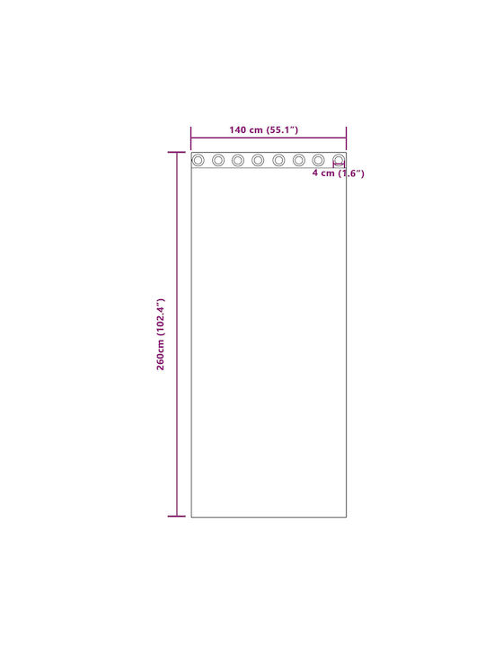 vidaXL Комплект Пердета И Завеси С Копчета Жълти 140x260см