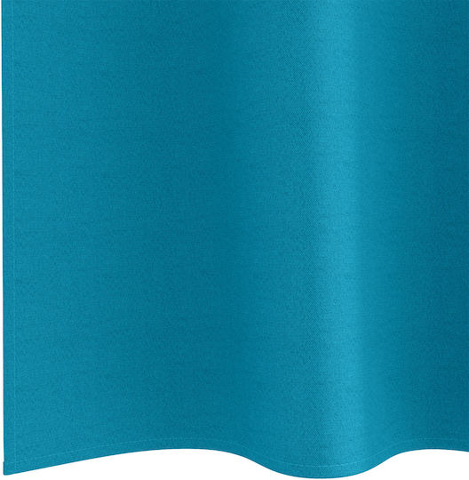 vidaXL Set Of Turquoise Window Curtains With Grommets 140x245cm